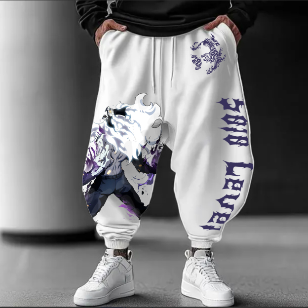 Unisex  “Solo Leveling” Casual Anime Streetwear Pants-comicclothing
