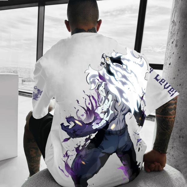 Unisex  "Solo Leveling" Anime Inspired Vintage T-Shirt-comicclothing