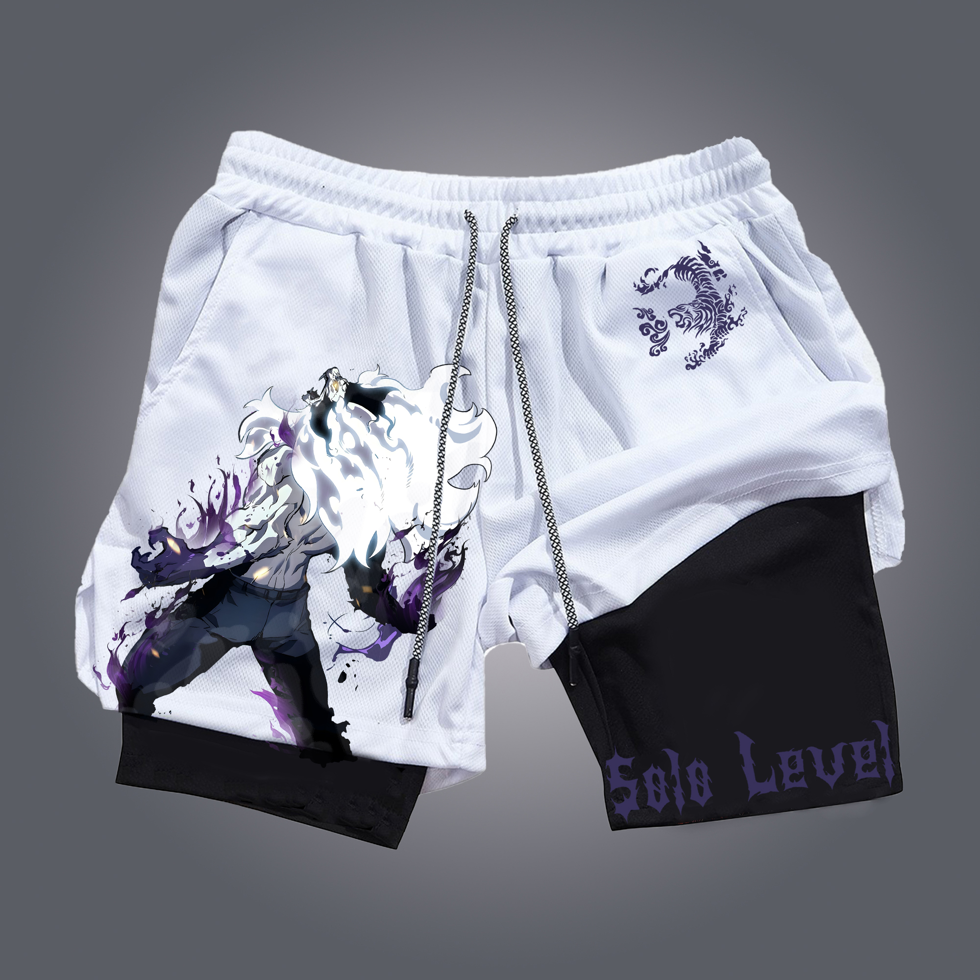 Unisex  “Solo Leveling” Casual Anime Streetwear Shorts-comicclothing