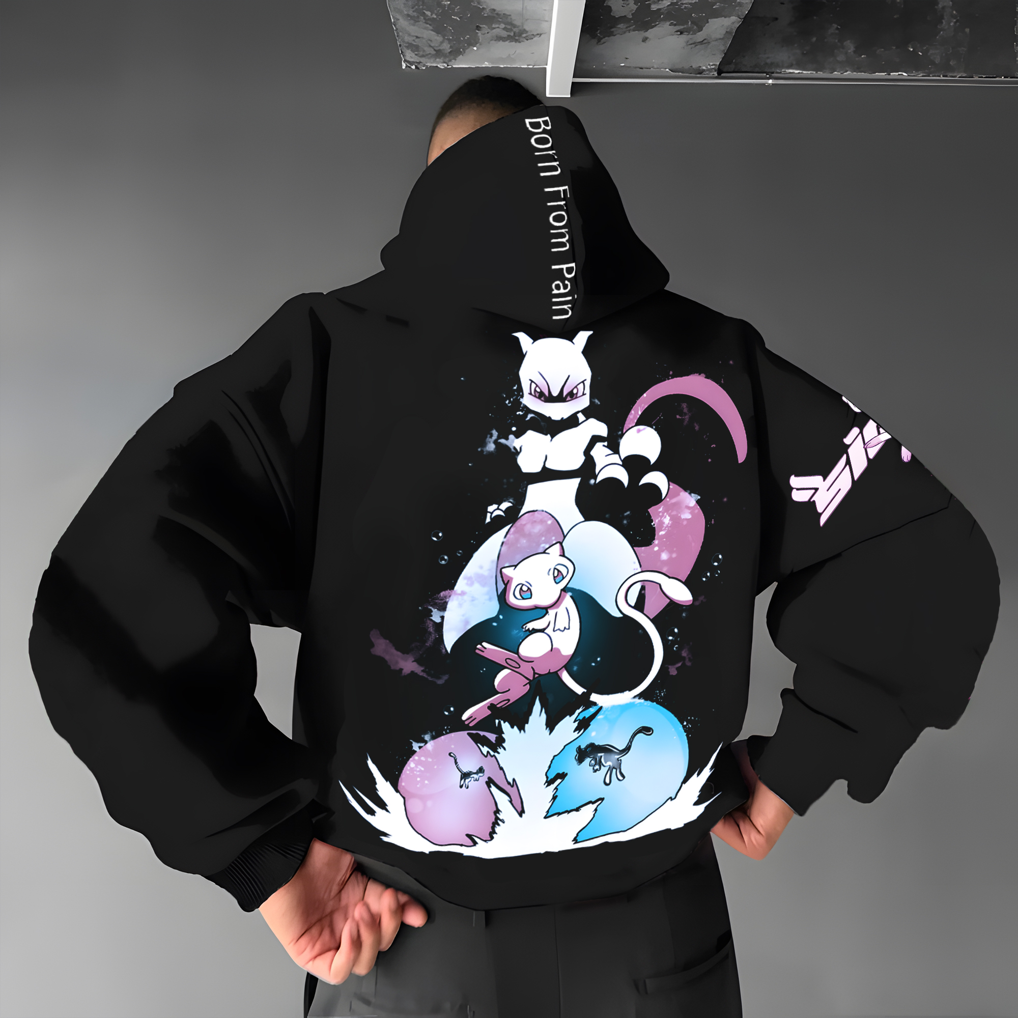 Unisex Anime Graphic Streetwear Vintage Hoodie