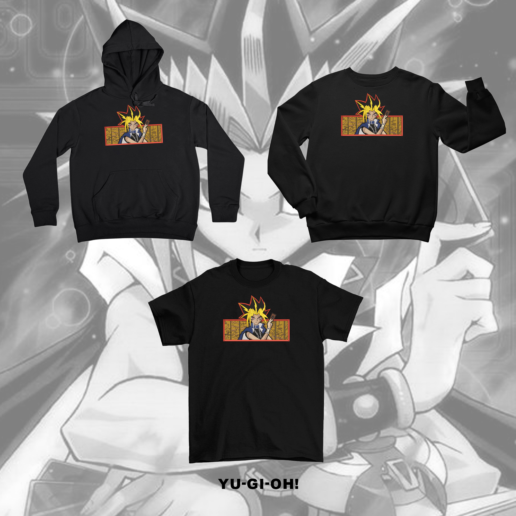 Unisex "Yu-Gi-Oh!" Anime Embroidered Top