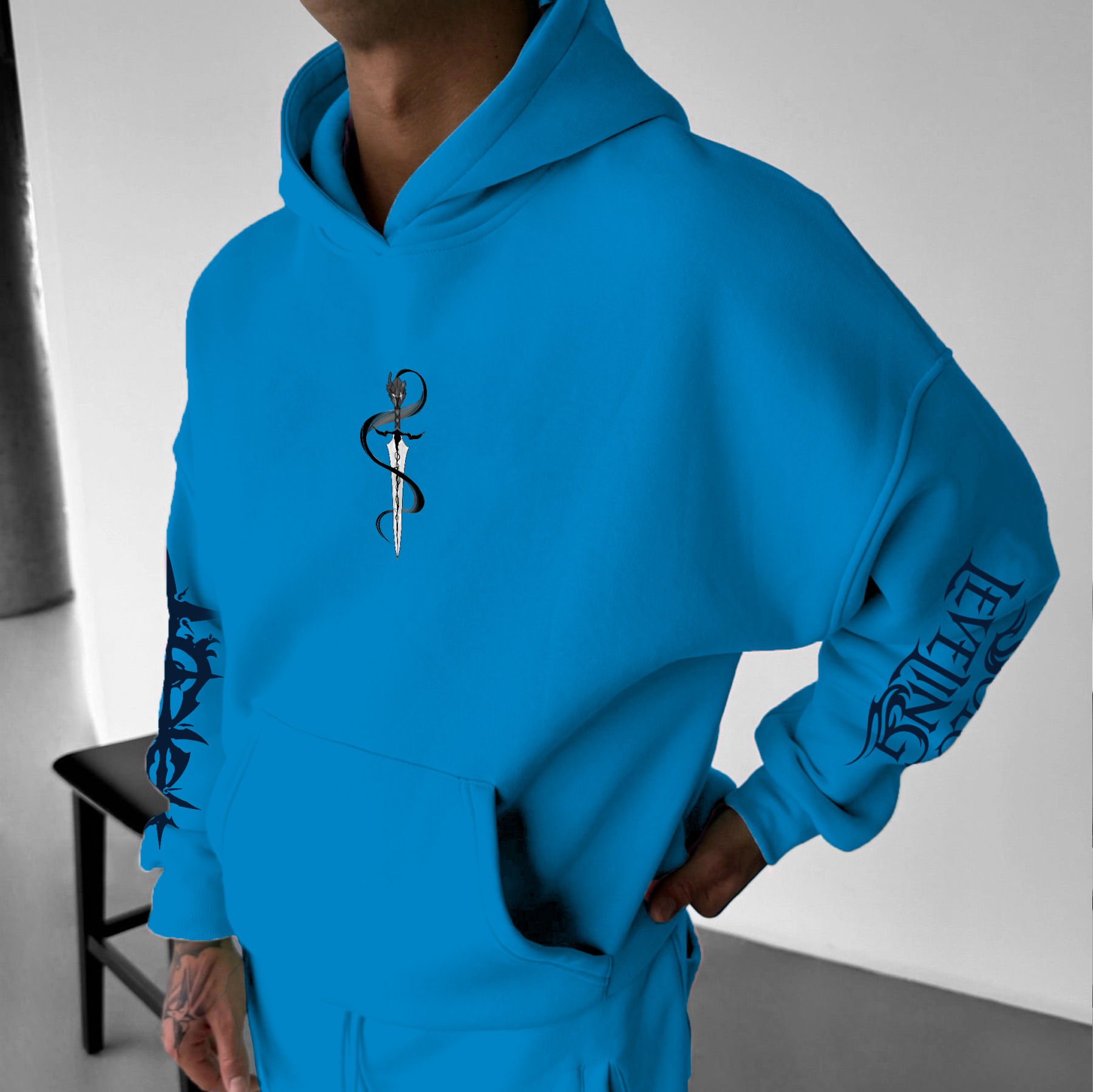 Unisex Anime Graphic Streetwear Vintage Hoodie