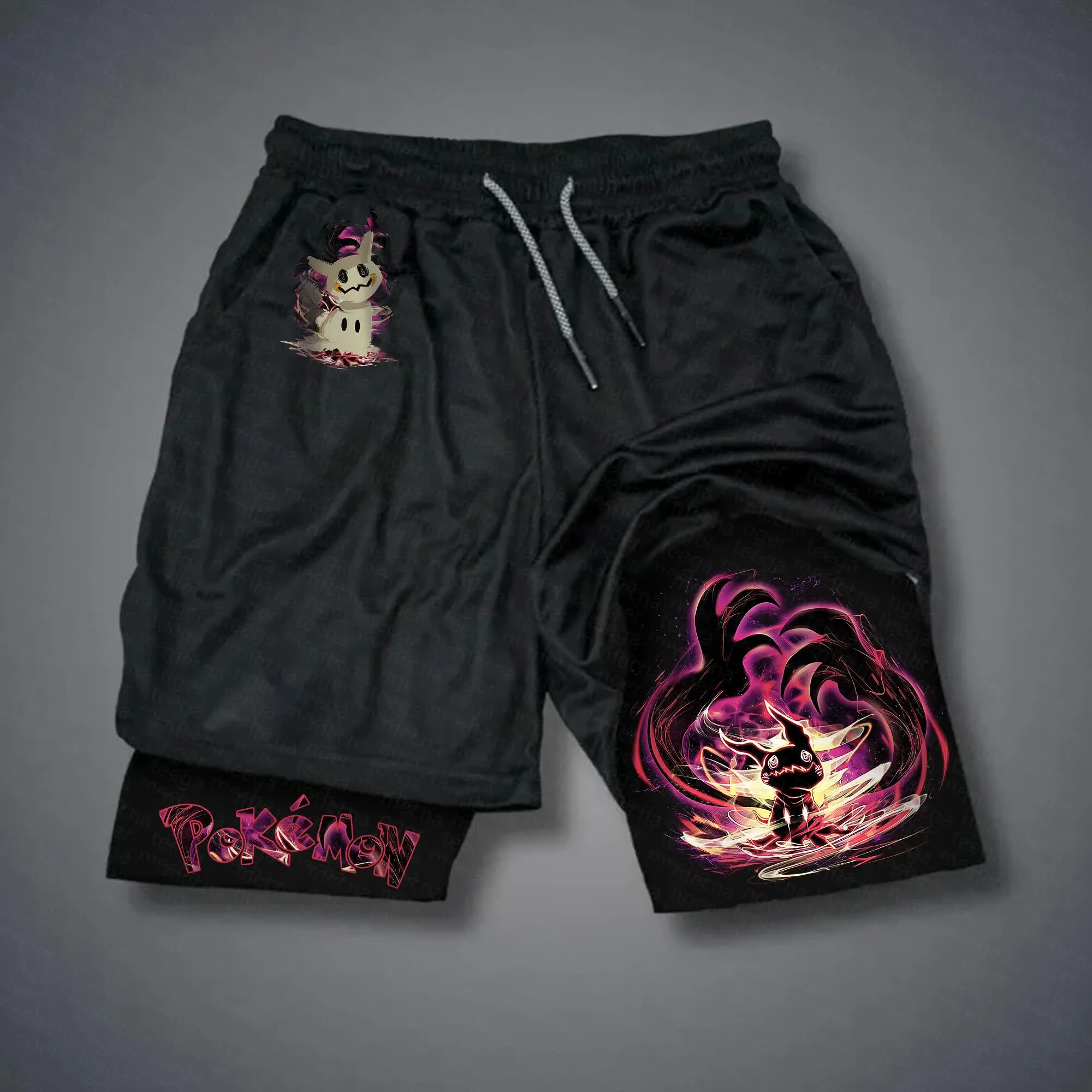 Unisex Casual Anime Streetwear Shorts-comicclothing