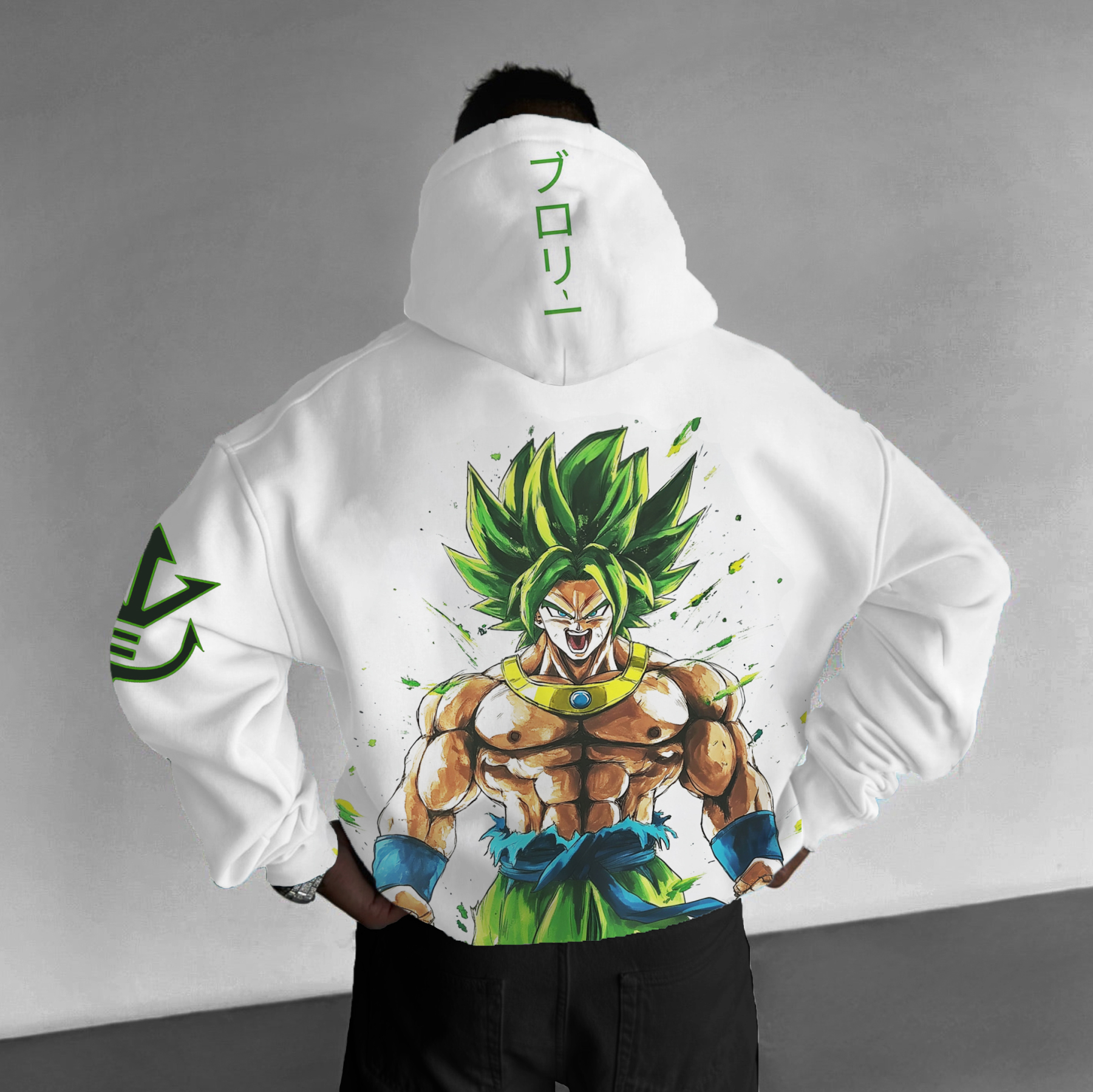 Oversized Unisex DBZ Anime Print Hoodie