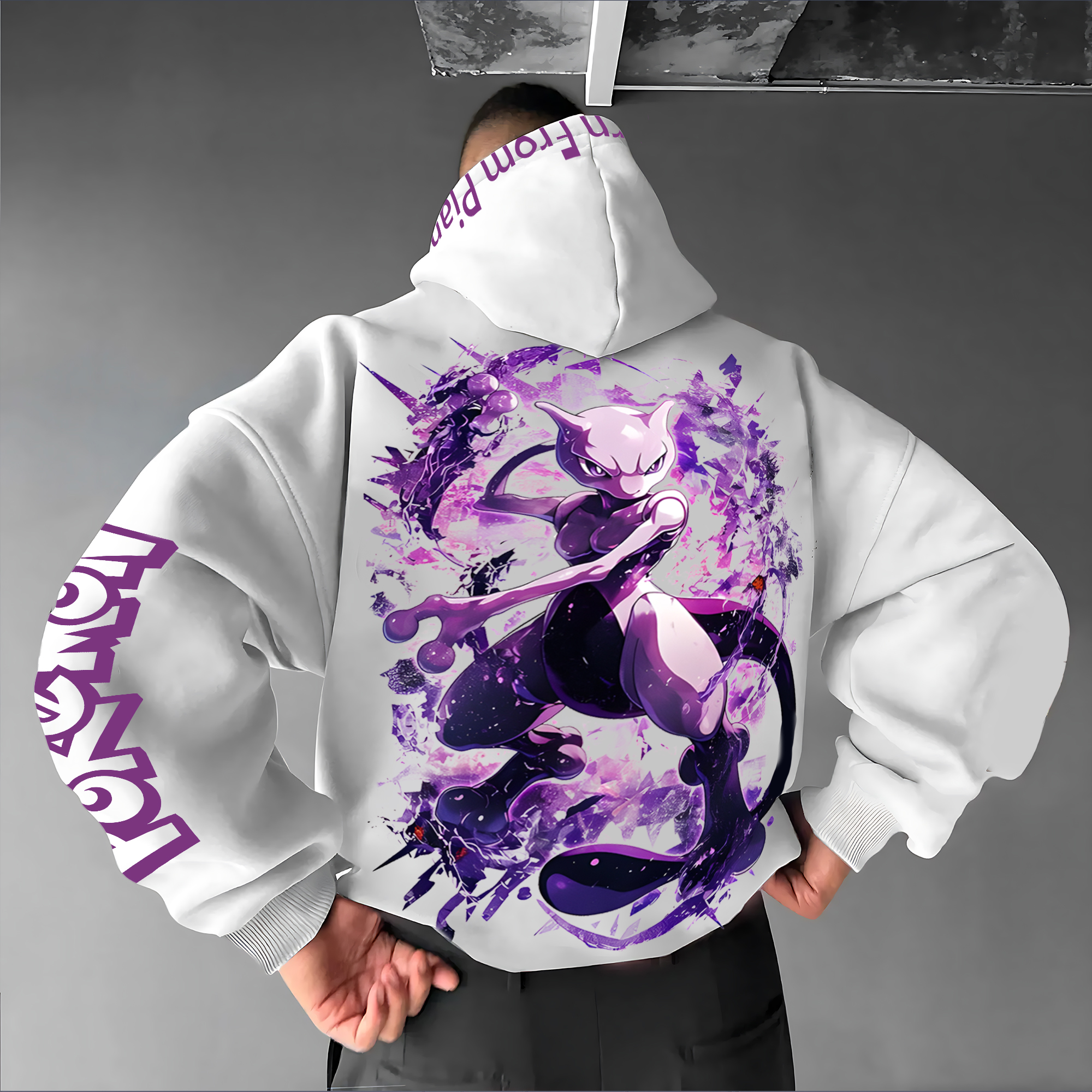 Unisex Anime Graphic Streetwear Vintage Hoodie