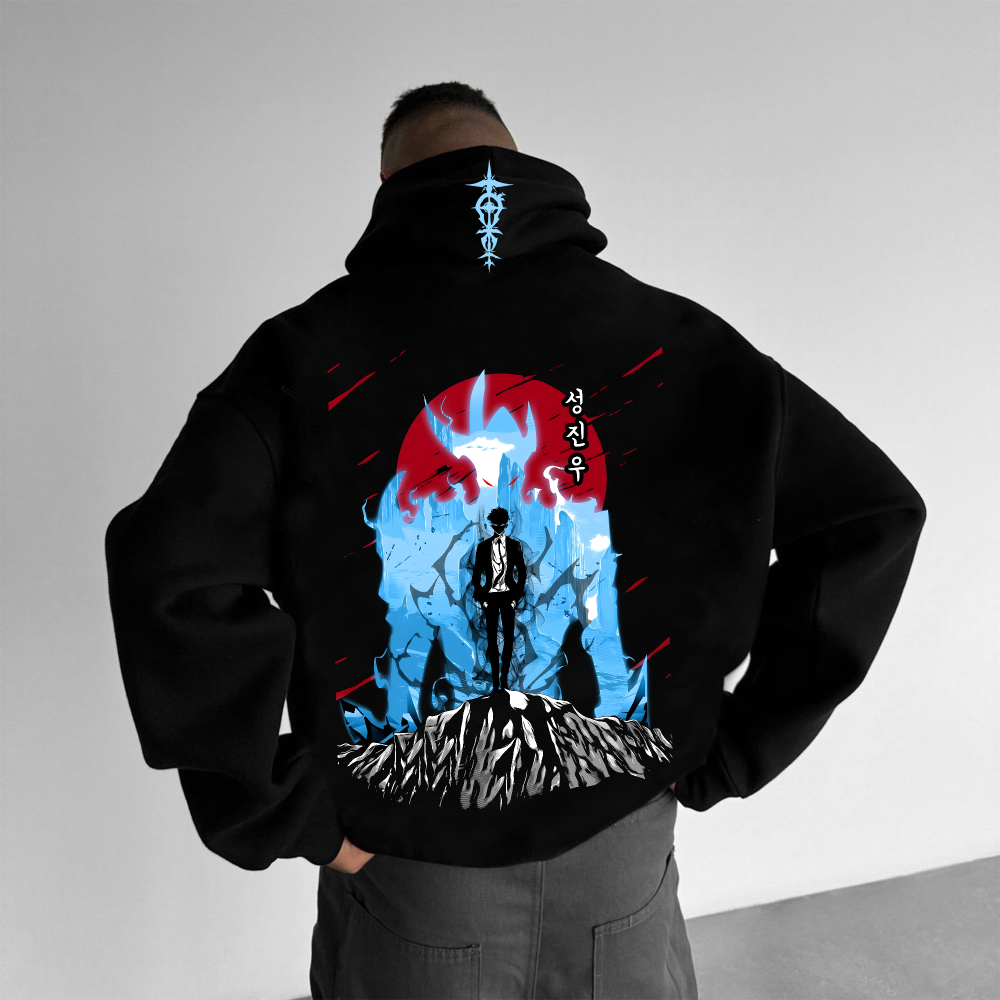 Unisex Anime Graphic Streetwear Vintage Hoodie