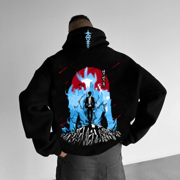 Unisex Anime Graphic Streetwear Vintage Hoodie