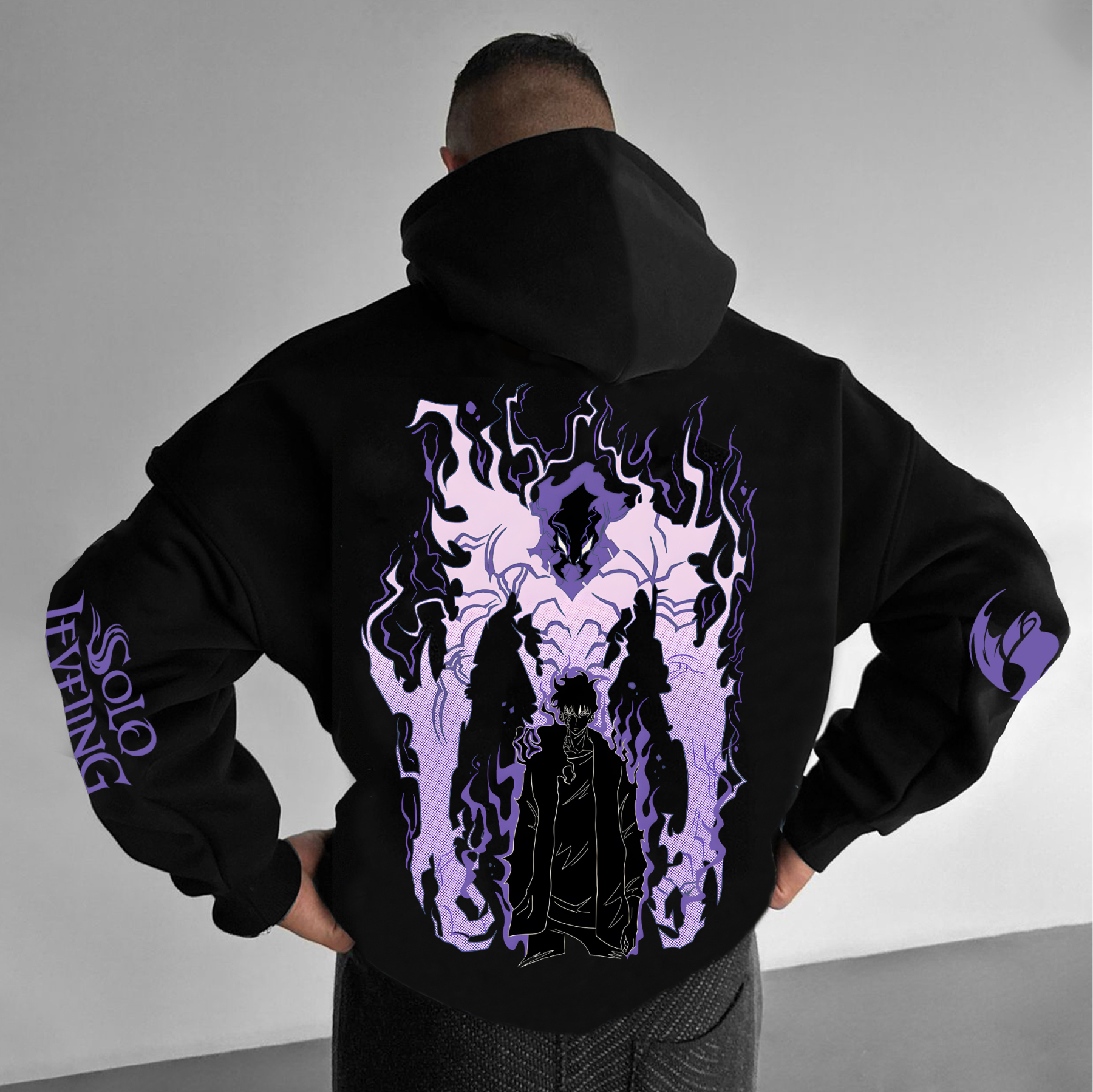 Solo Leveling Igris Unisex Anime Graphic Streetwear Vintage Hoodie-comicclothing