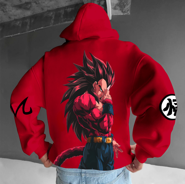 Unisex Anime Graphic Streetwear Vintage Hoodie