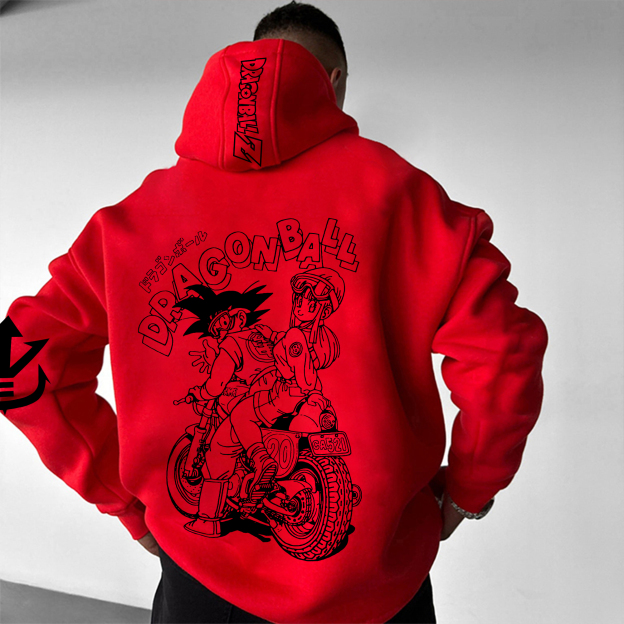 Unisex Anime Graphic Streetwear Vintage Hoodie