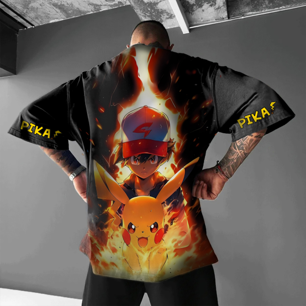Unisex Anime Inspired Vintage T-Shirt