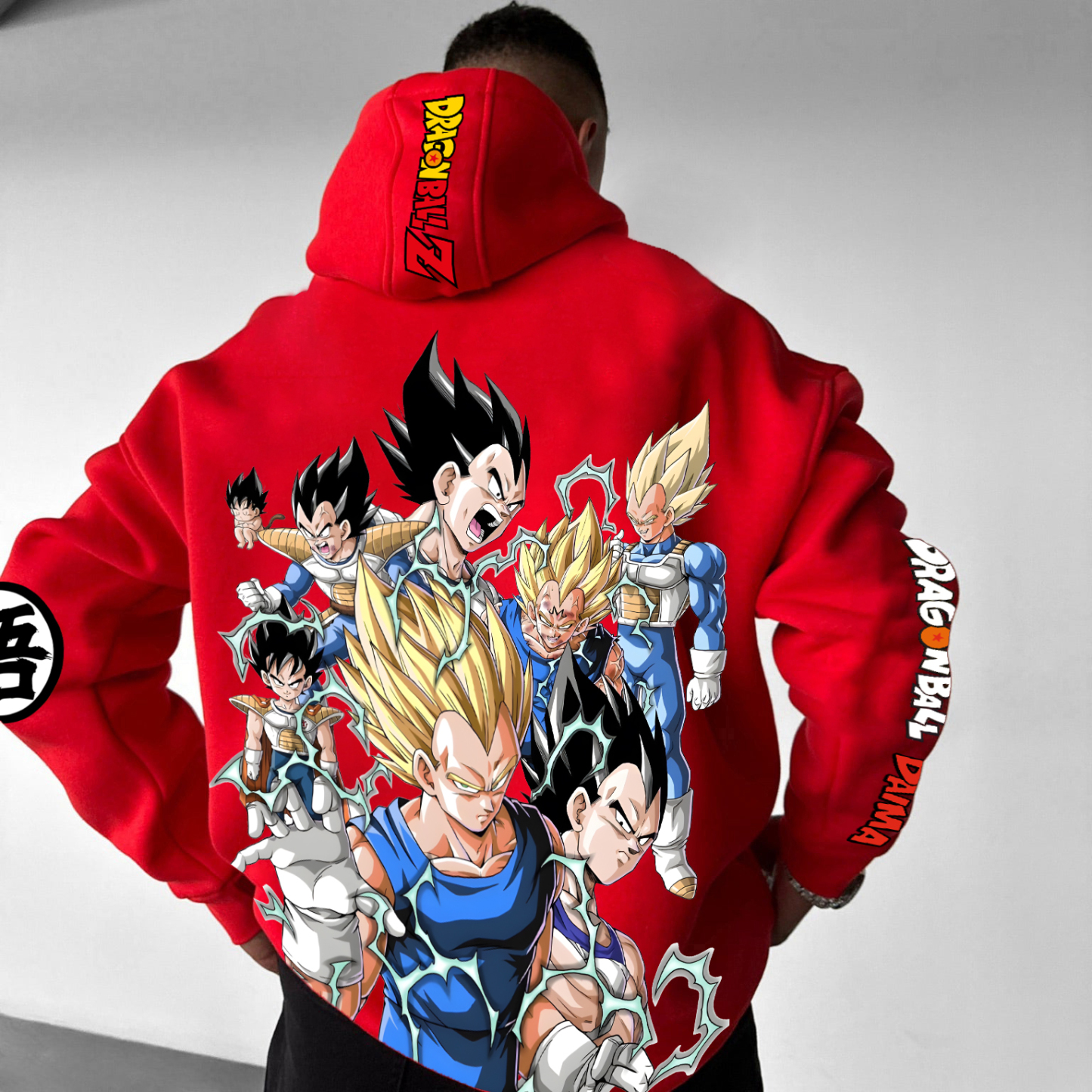 Unisex Anime Print Casual Oversized Hoodie