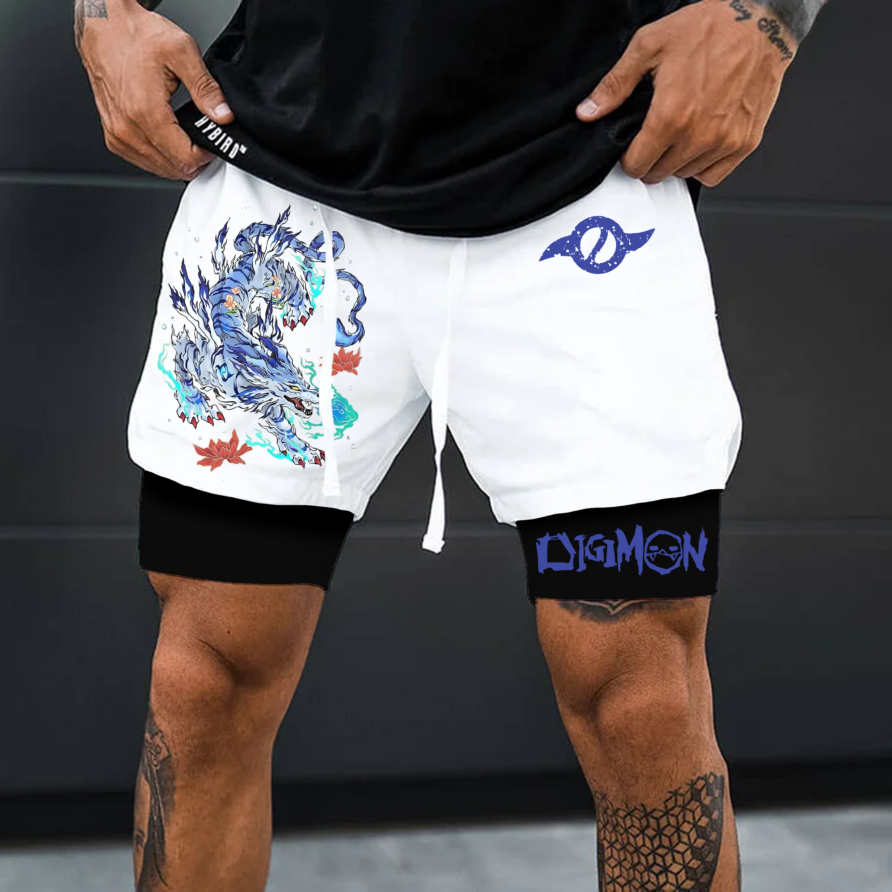 Unisex  “Digimon” Casual Anime Streetwear Shorts-comicclothing