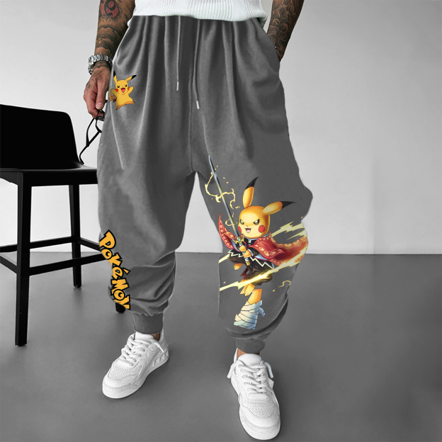 Unisex Casual Anime Streetwear Pants