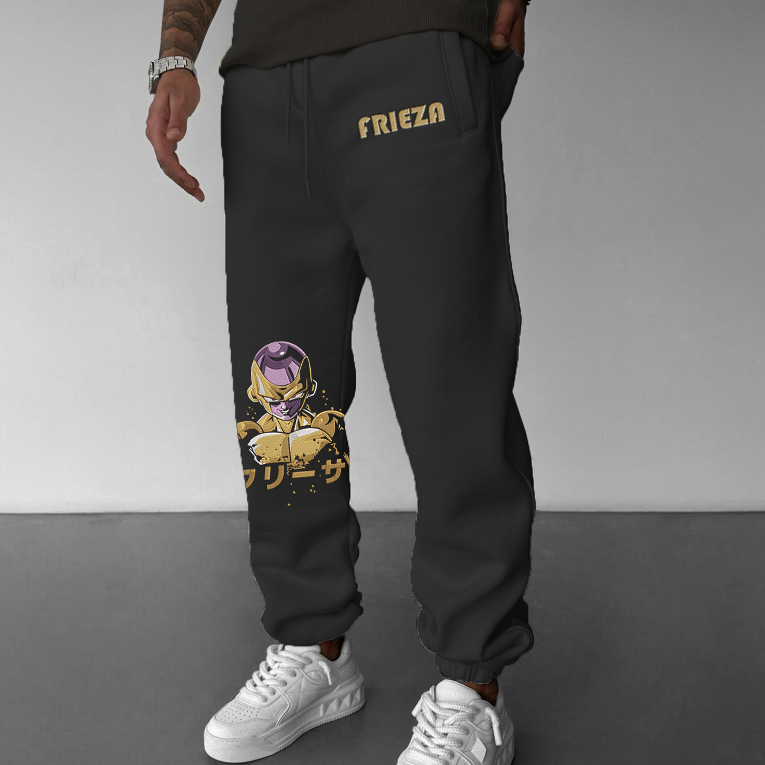Unisex Anime Print Sweatpants Casual Pants