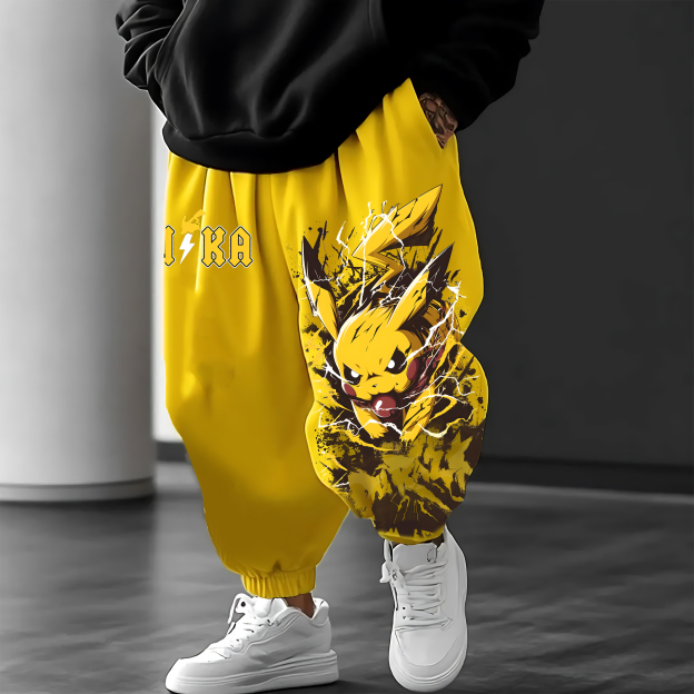 Unisex Casual Anime Streetwear Pants