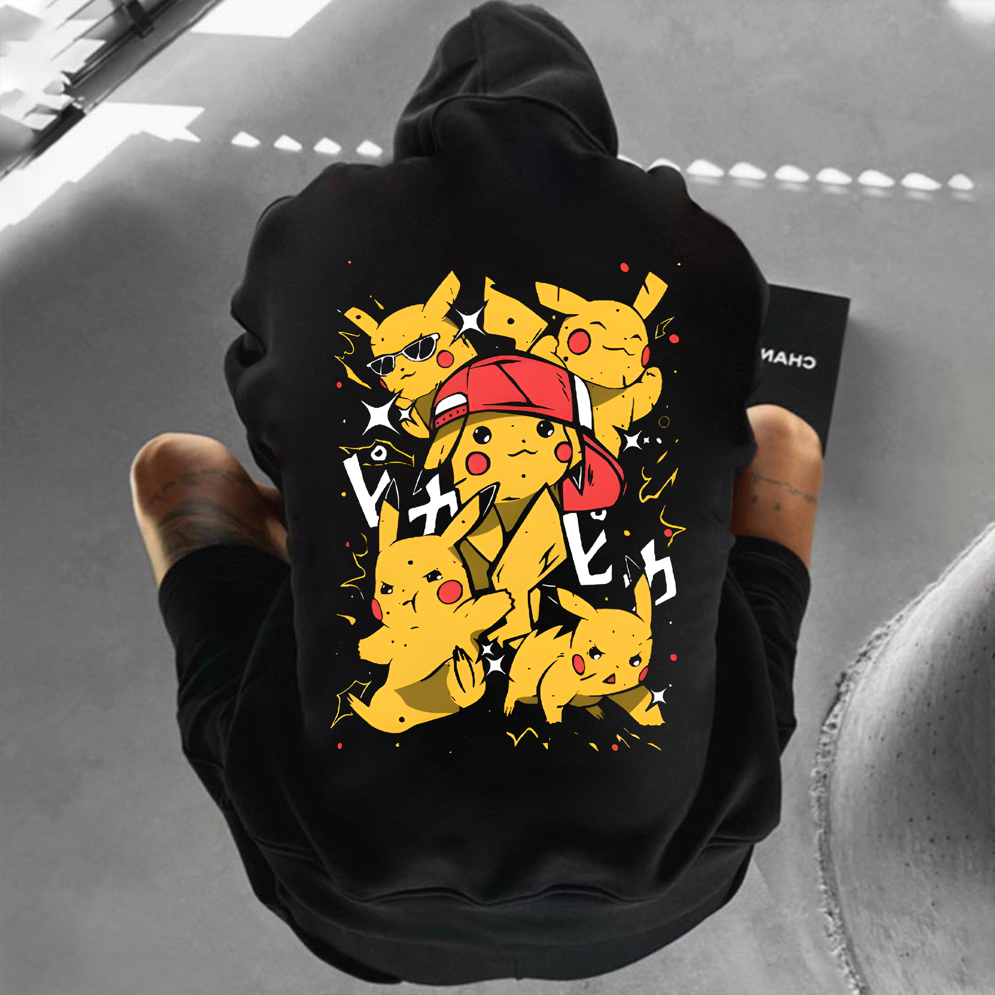 Unisex Anime Graphic Streetwear Vintage Hoodie
