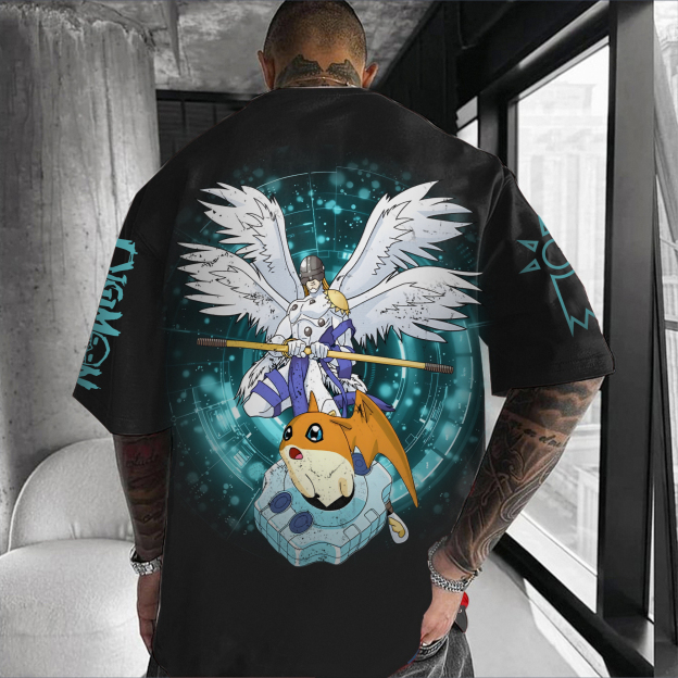 Unisex  “Digimon！”   Anime Inspired Vintage T-Shirt