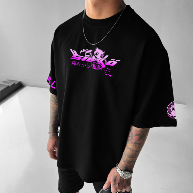 Unisex Anime Inspired Vintage T-Shirt