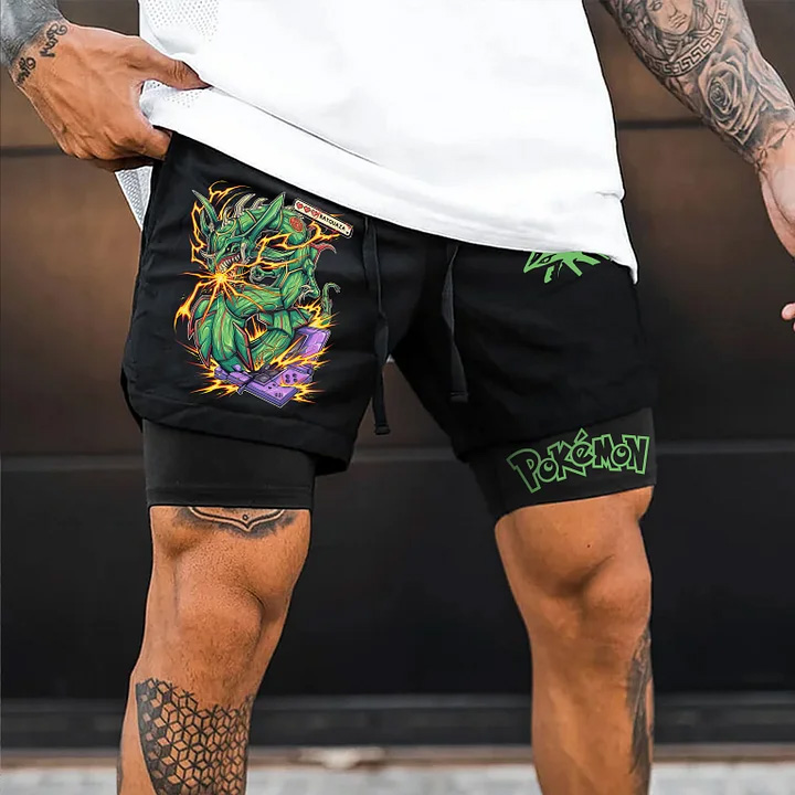 Unisex Casual Anime Streetwear Shorts-Anime x kingdom