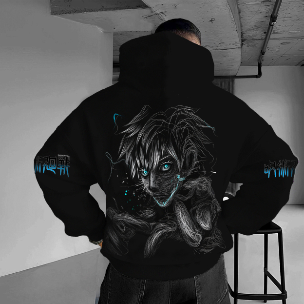 Gojo Satoru Hoodie Unisex Anime Print丨 Jujutsu Kaisen