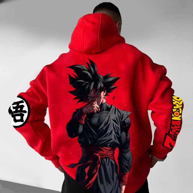 Unisex Anime Graphic Streetwear Vintage Hoodie