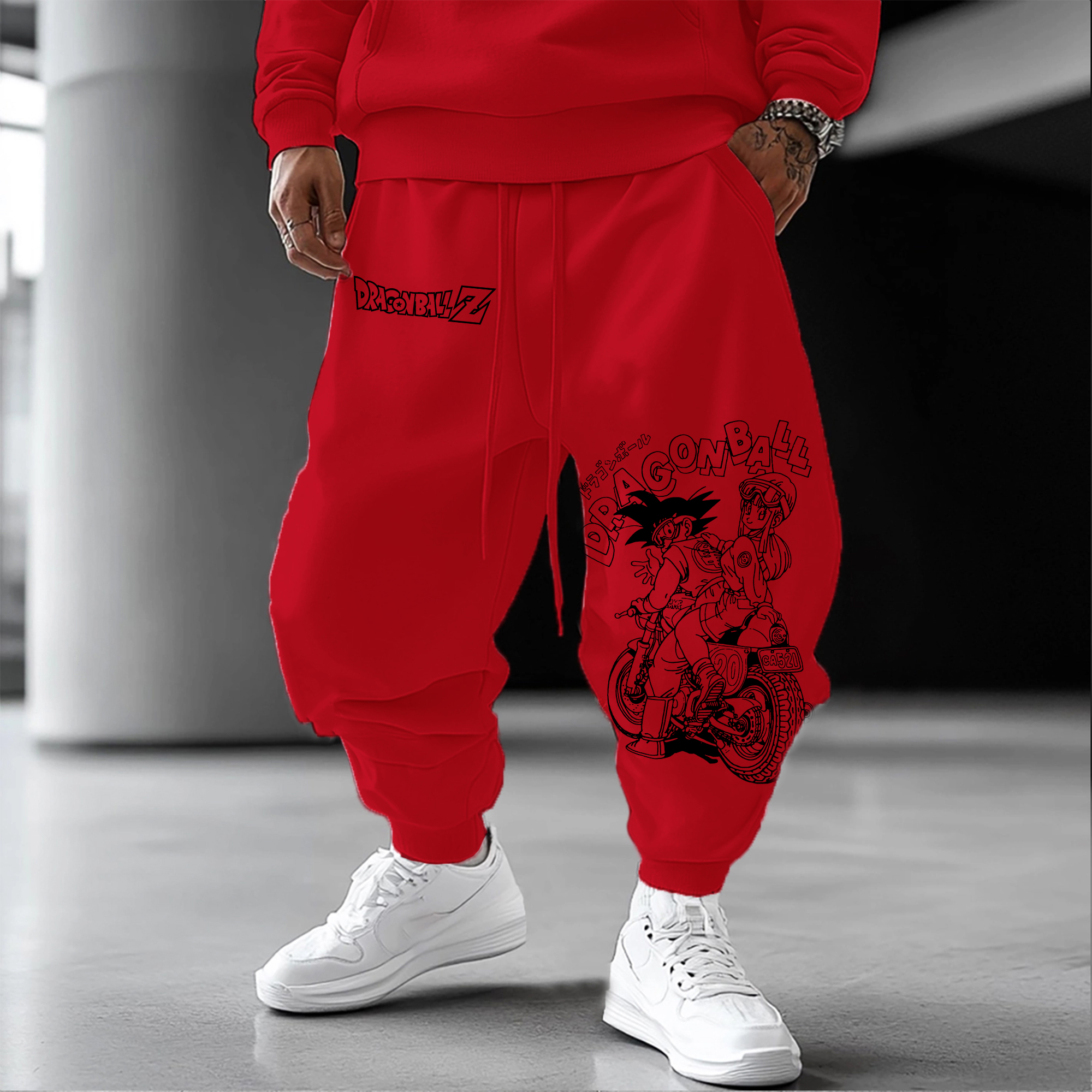 Unisex Casual Anime Streetwear Pants
