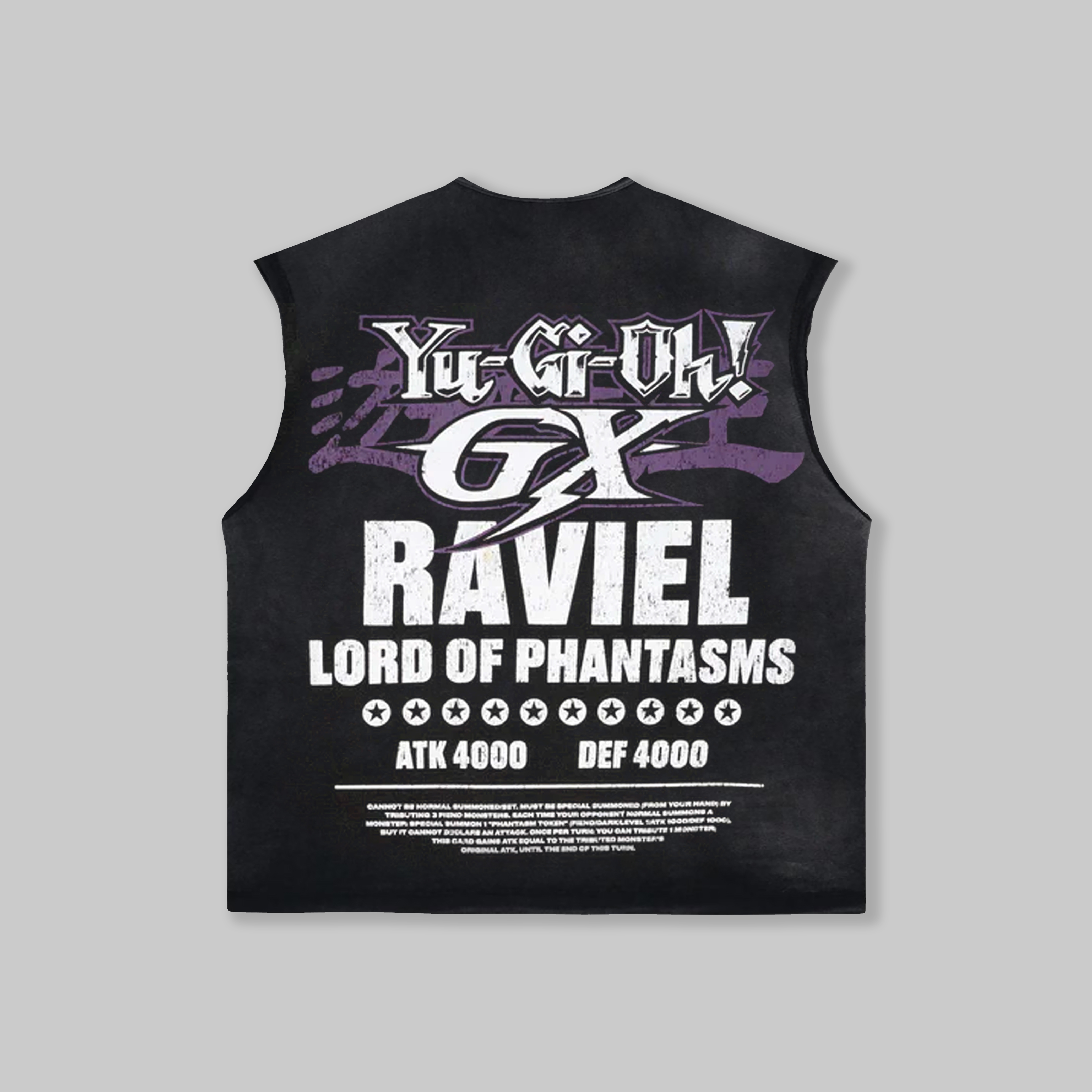 Unisex "Yu-Gi-Oh!" game and anime pattern printed vest
