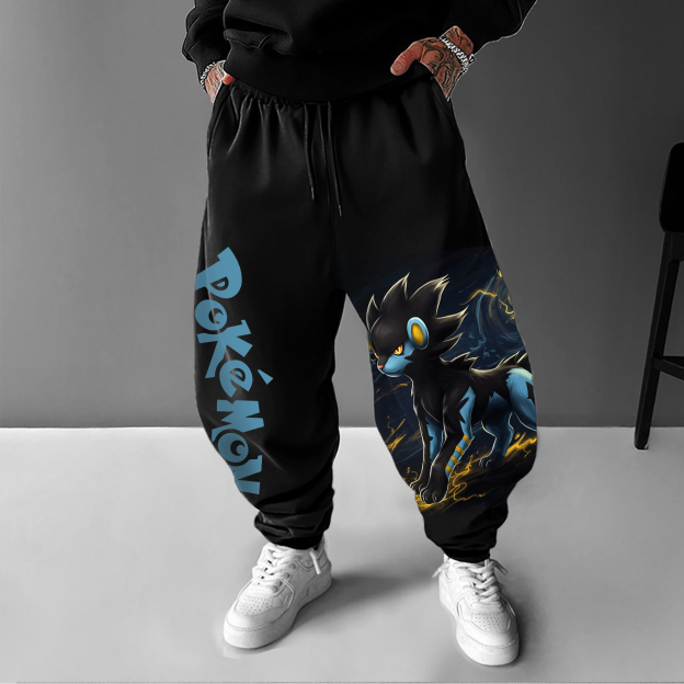Unisex  “Pokémon” Casual Anime Streetwear Pants