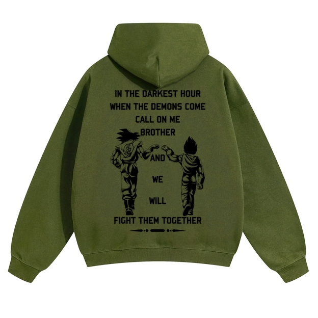 Unisex Anime Graphic Streetwear Vintage Hoodie