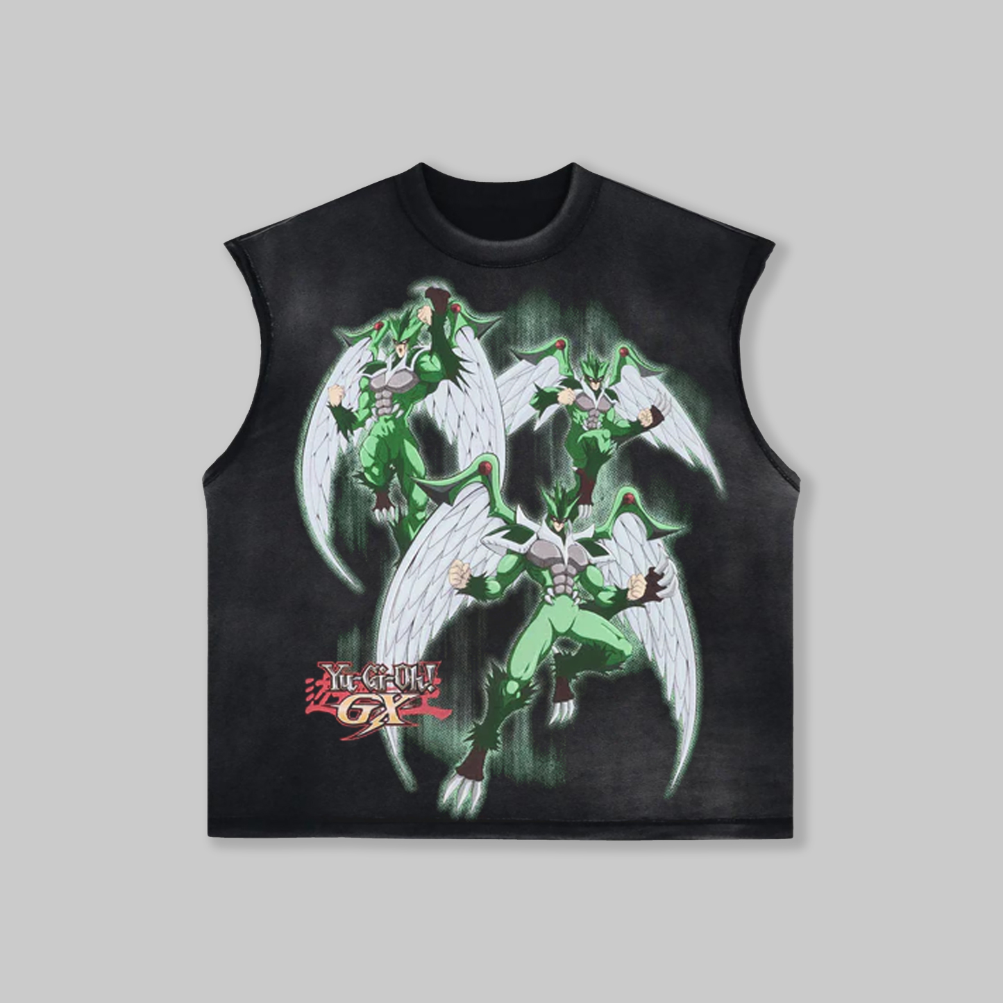 Unisex "Yu-Gi-Oh!" game and anime pattern printed vest