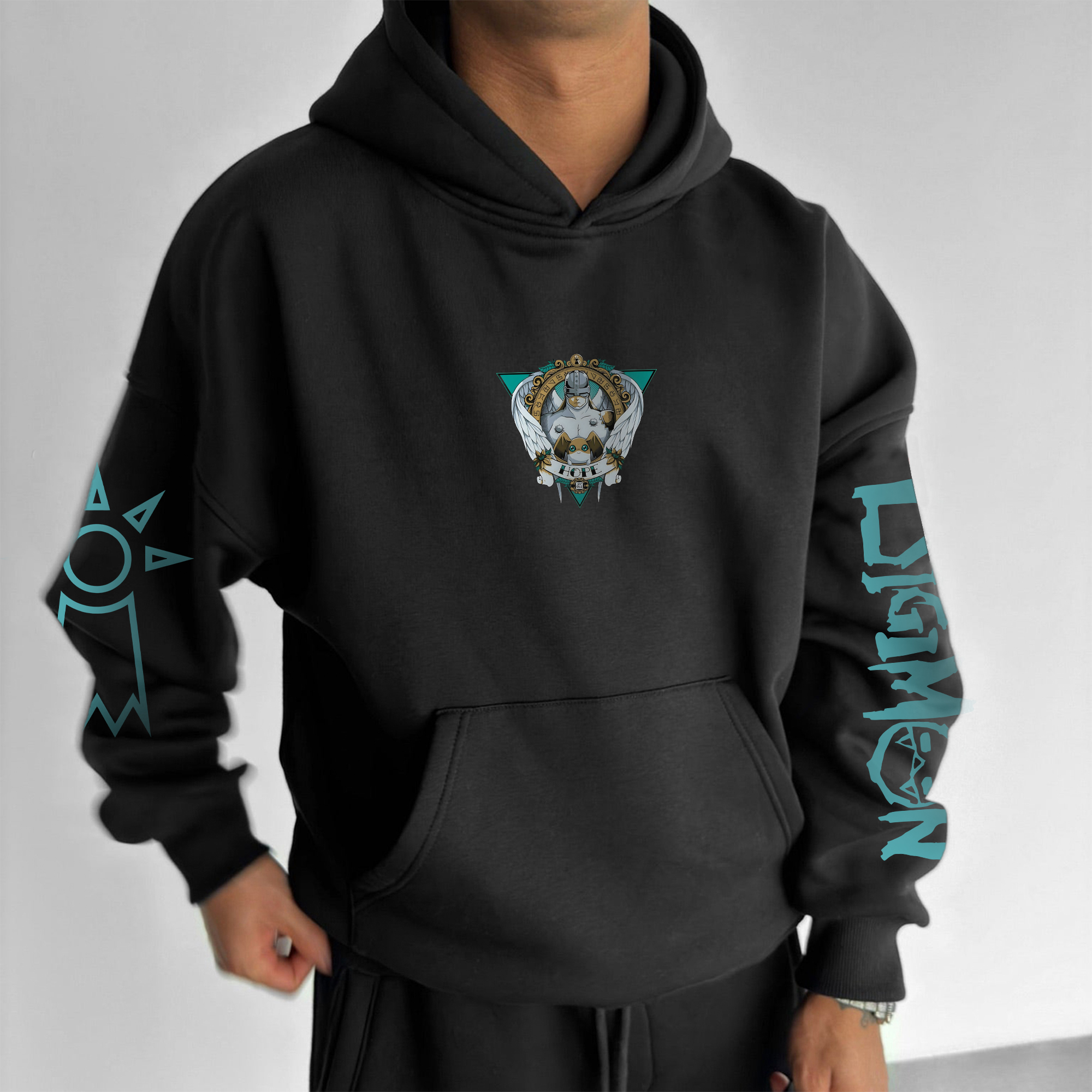 Unisex “Digimon” Anime Style Retro Hoodie