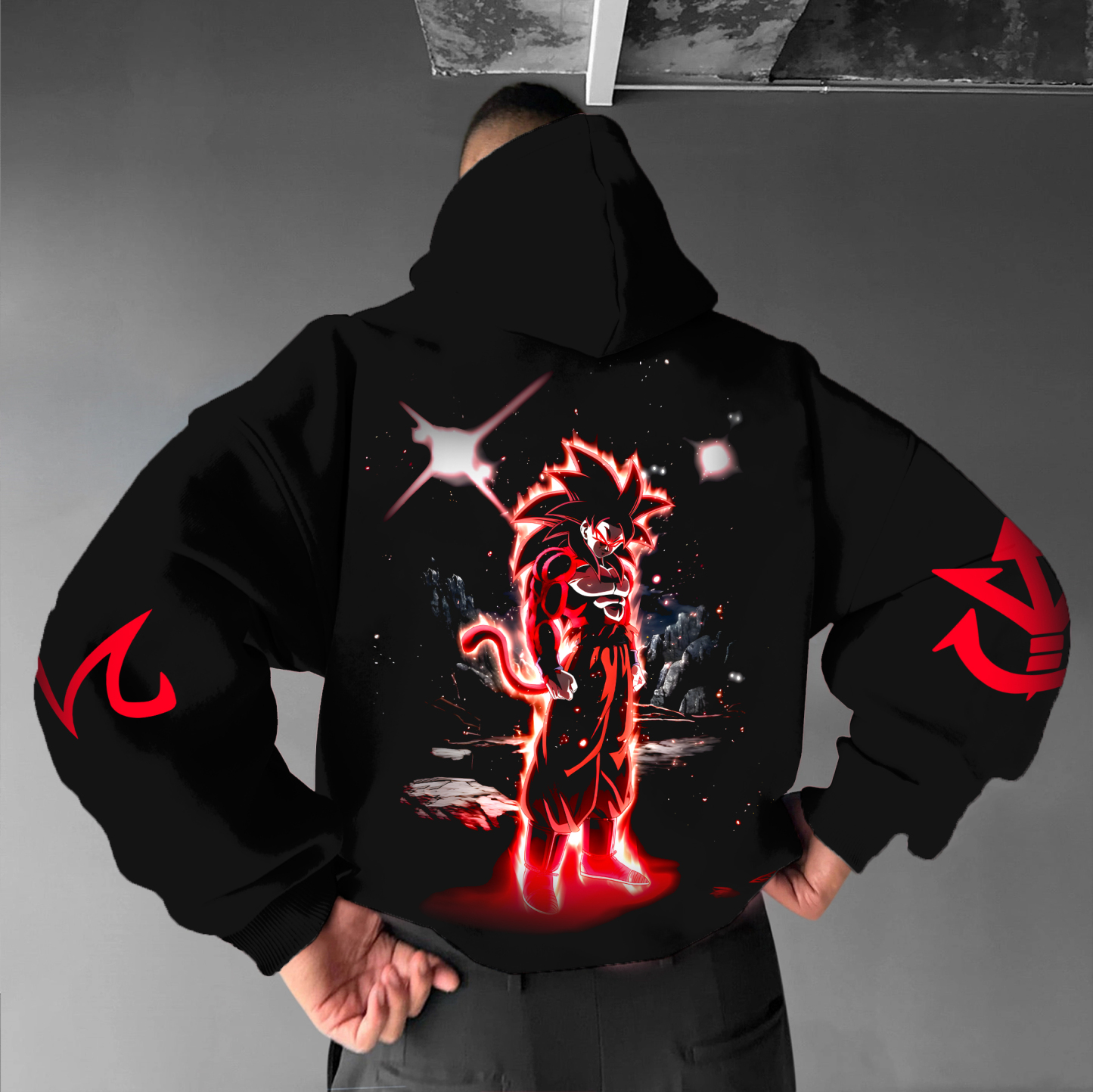 Unisex Anime Graphic Streetwear Vintage Hoodie