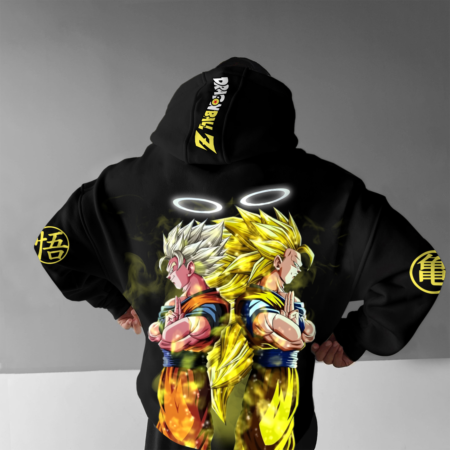 Unisex Anime Print Casual Oversized Hoodie