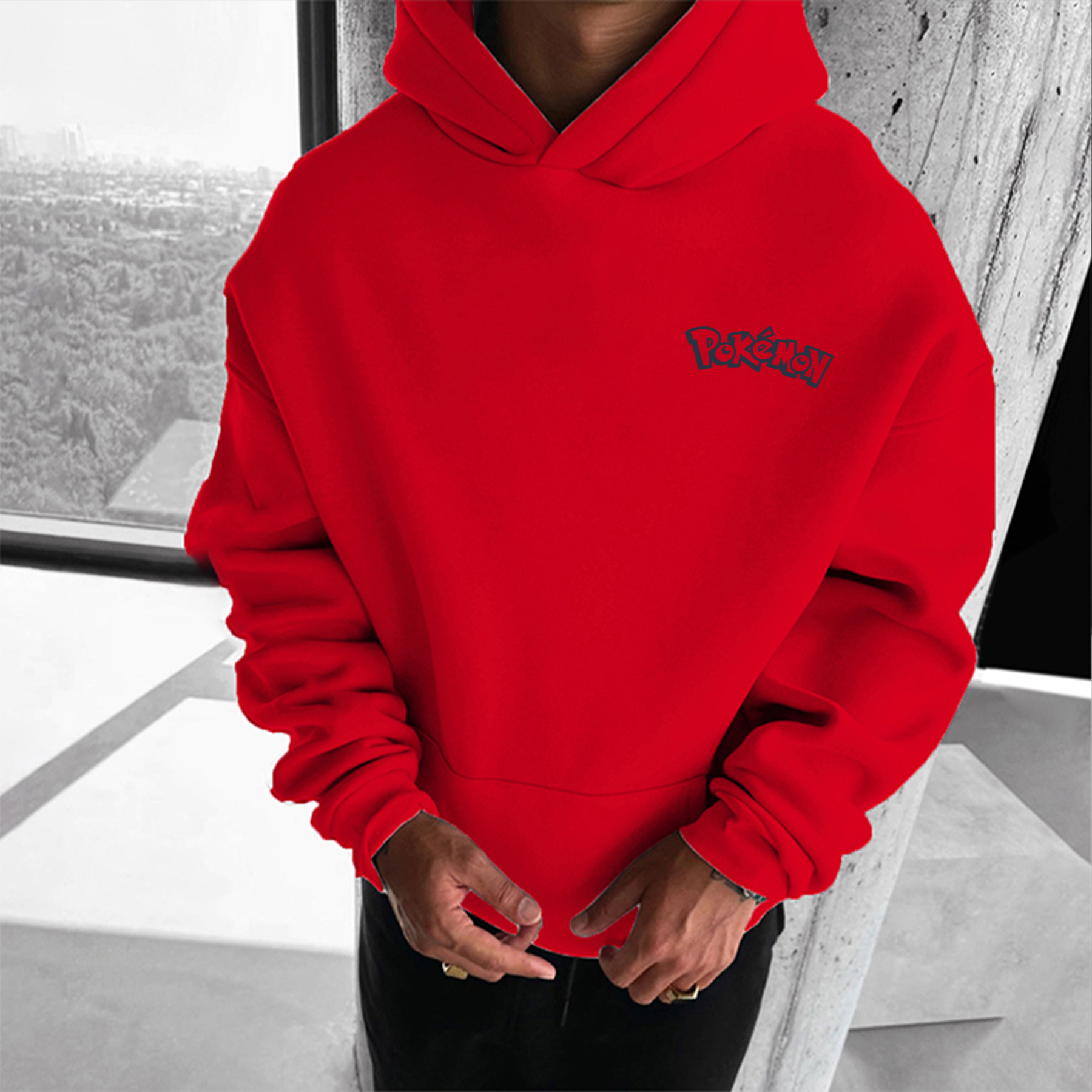 Unisex Anime Graphic Streetwear Vintage Hoodie