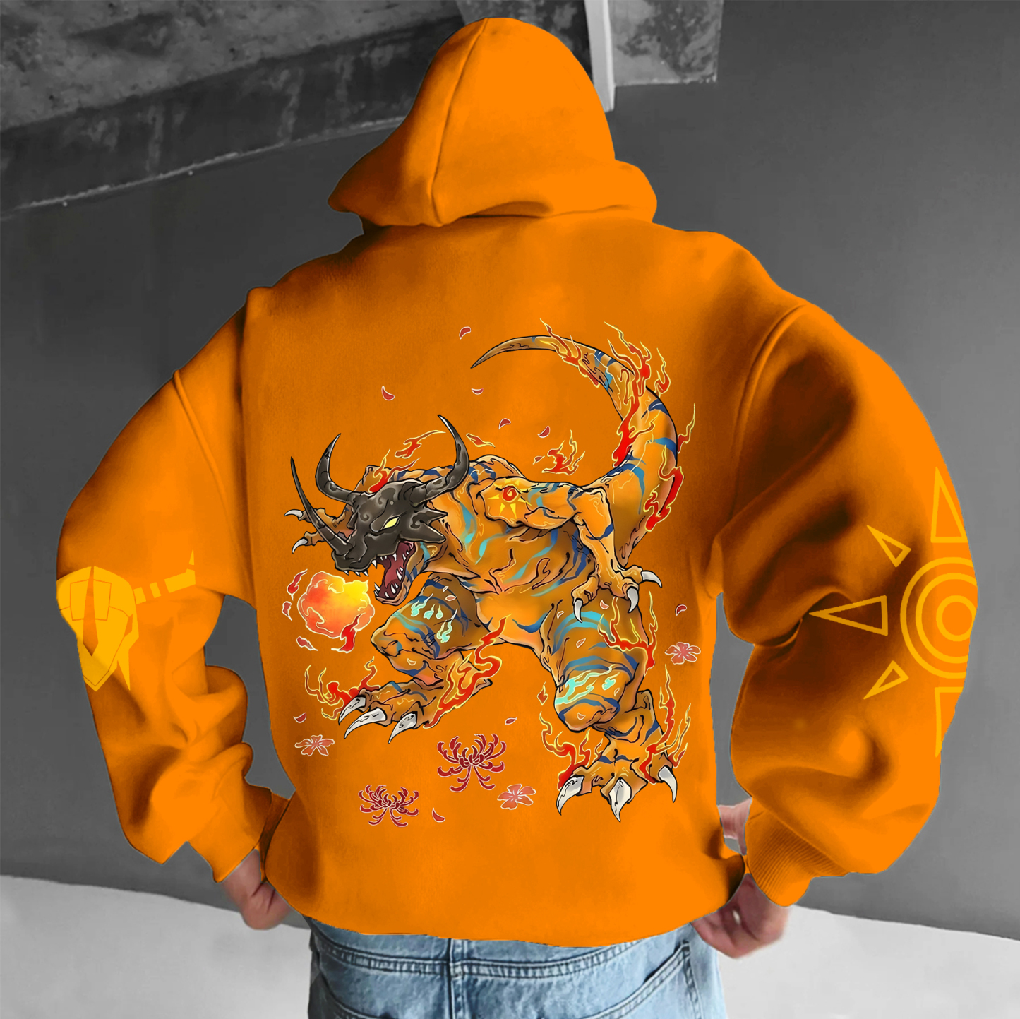 Unisex “Digimon” Anime Graphic Streetwear Vintage Hoodie