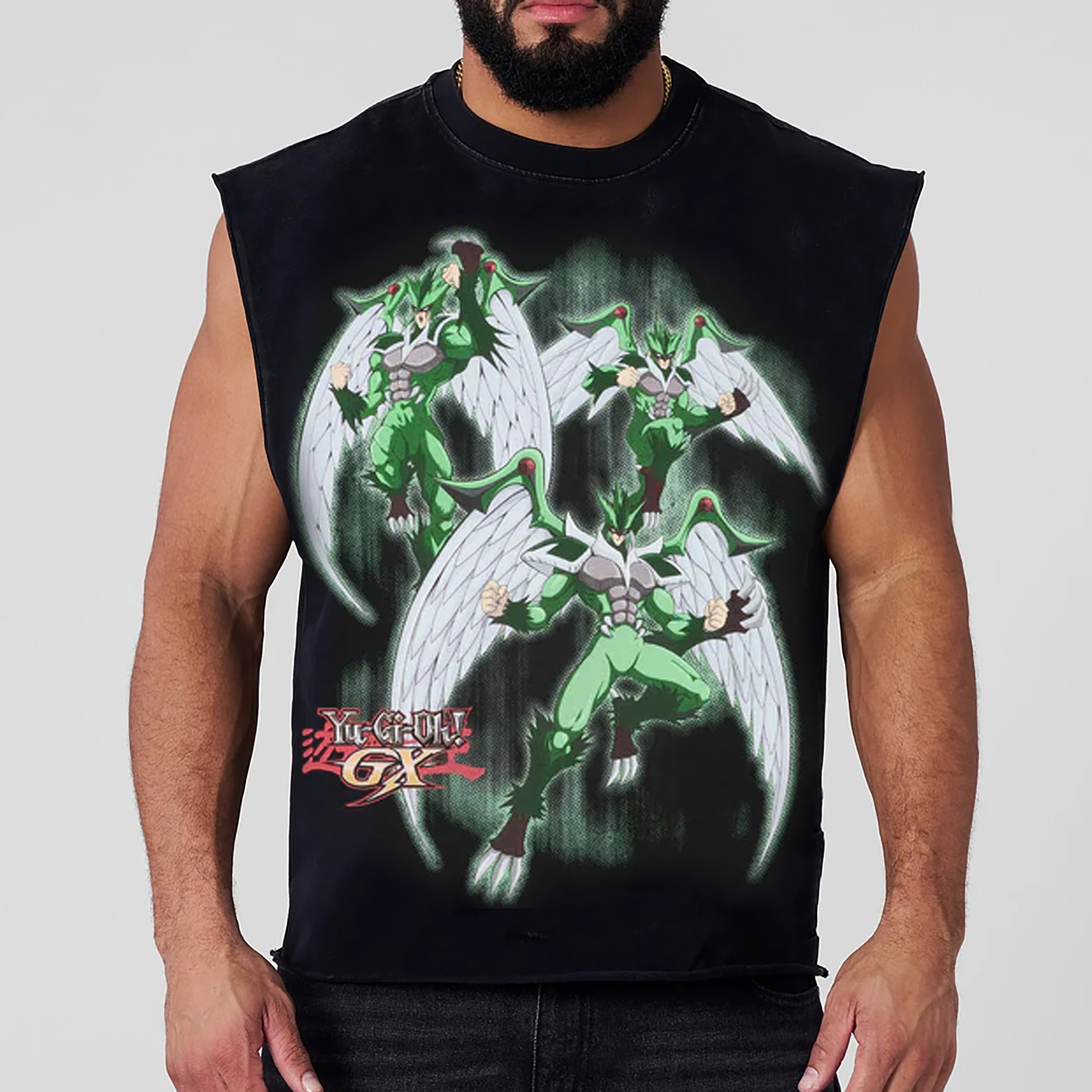 Unisex "Yu-Gi-Oh!" game and anime pattern printed vest