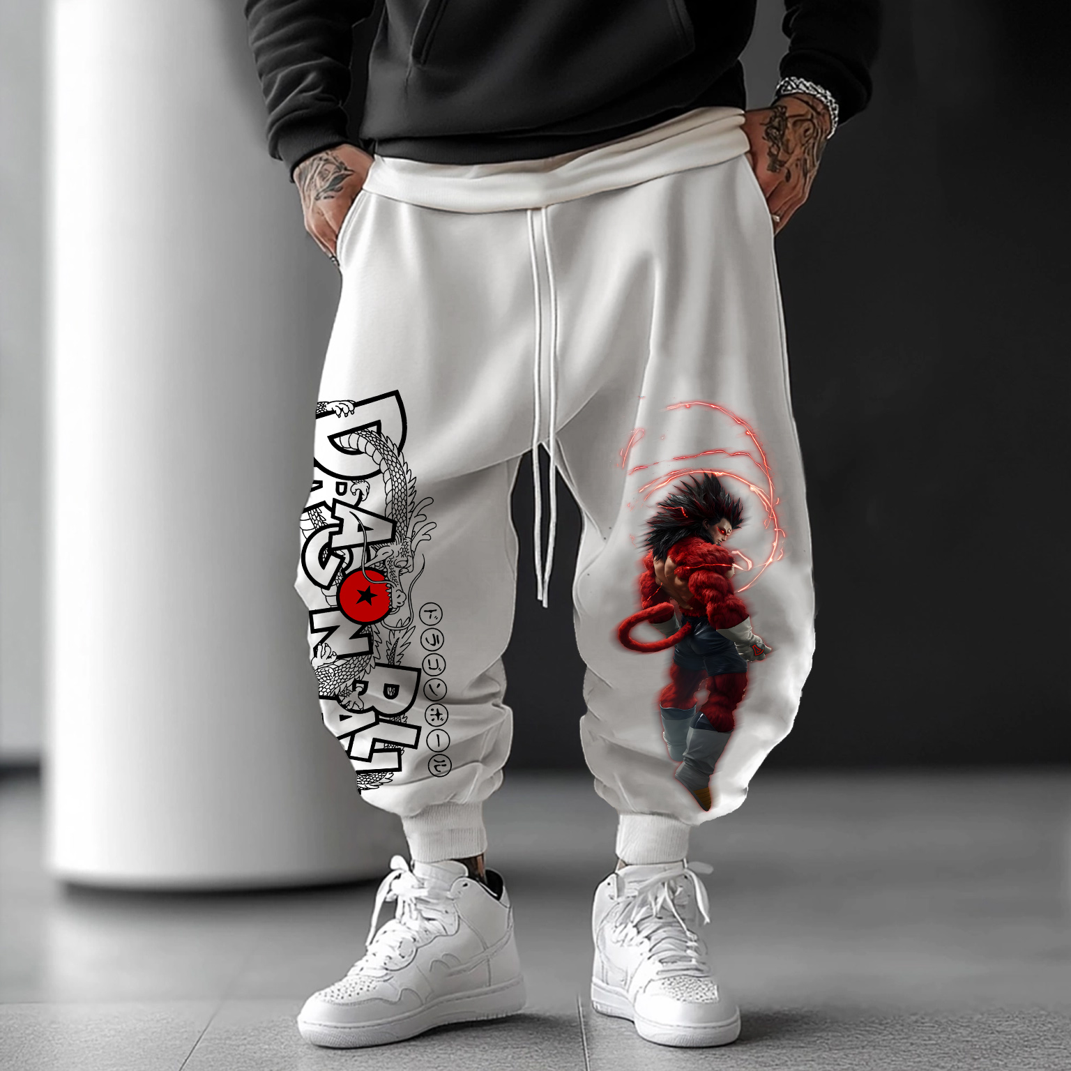 Unisex Casual Anime Streetwear Pants