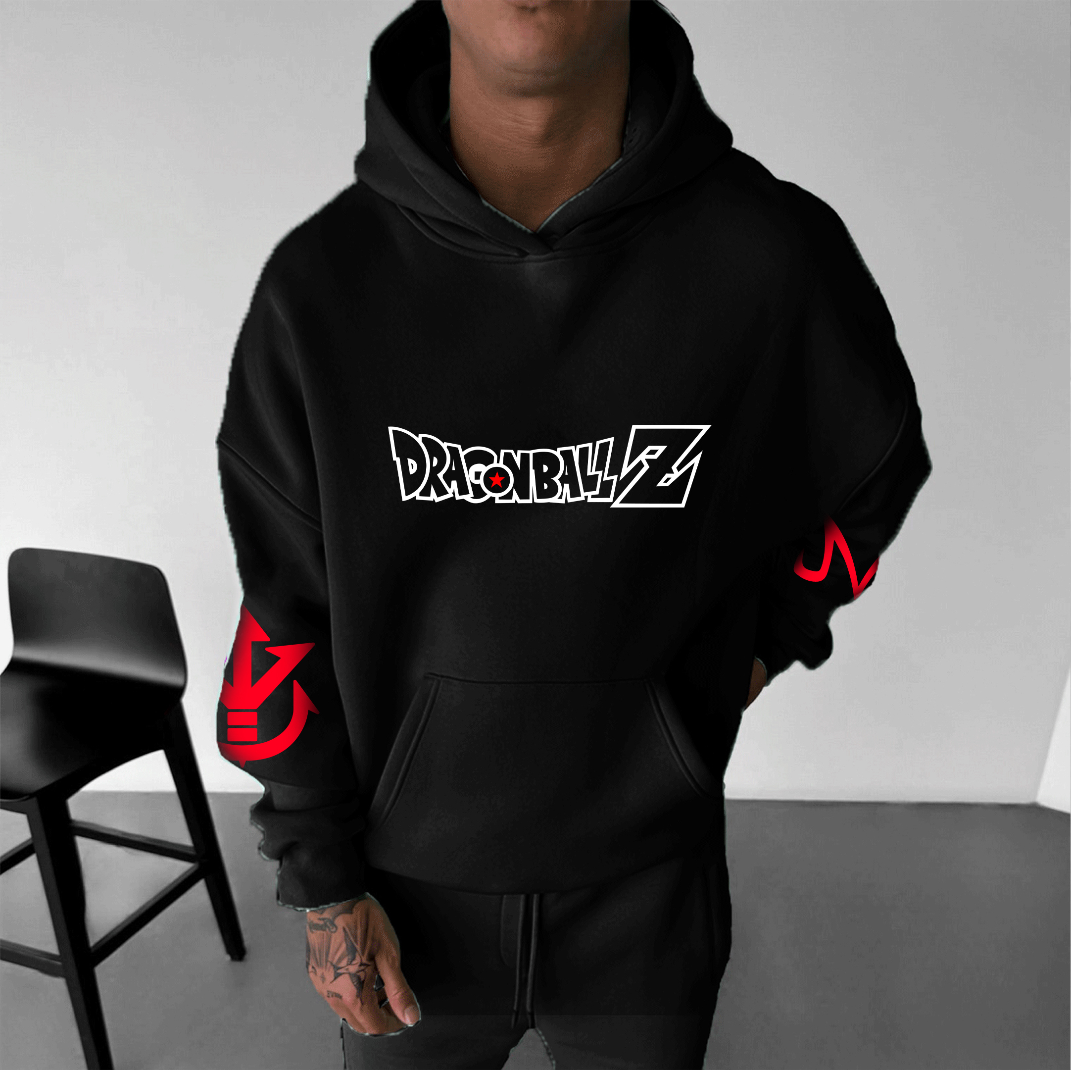 Unisex Anime Graphic Streetwear Vintage Hoodie