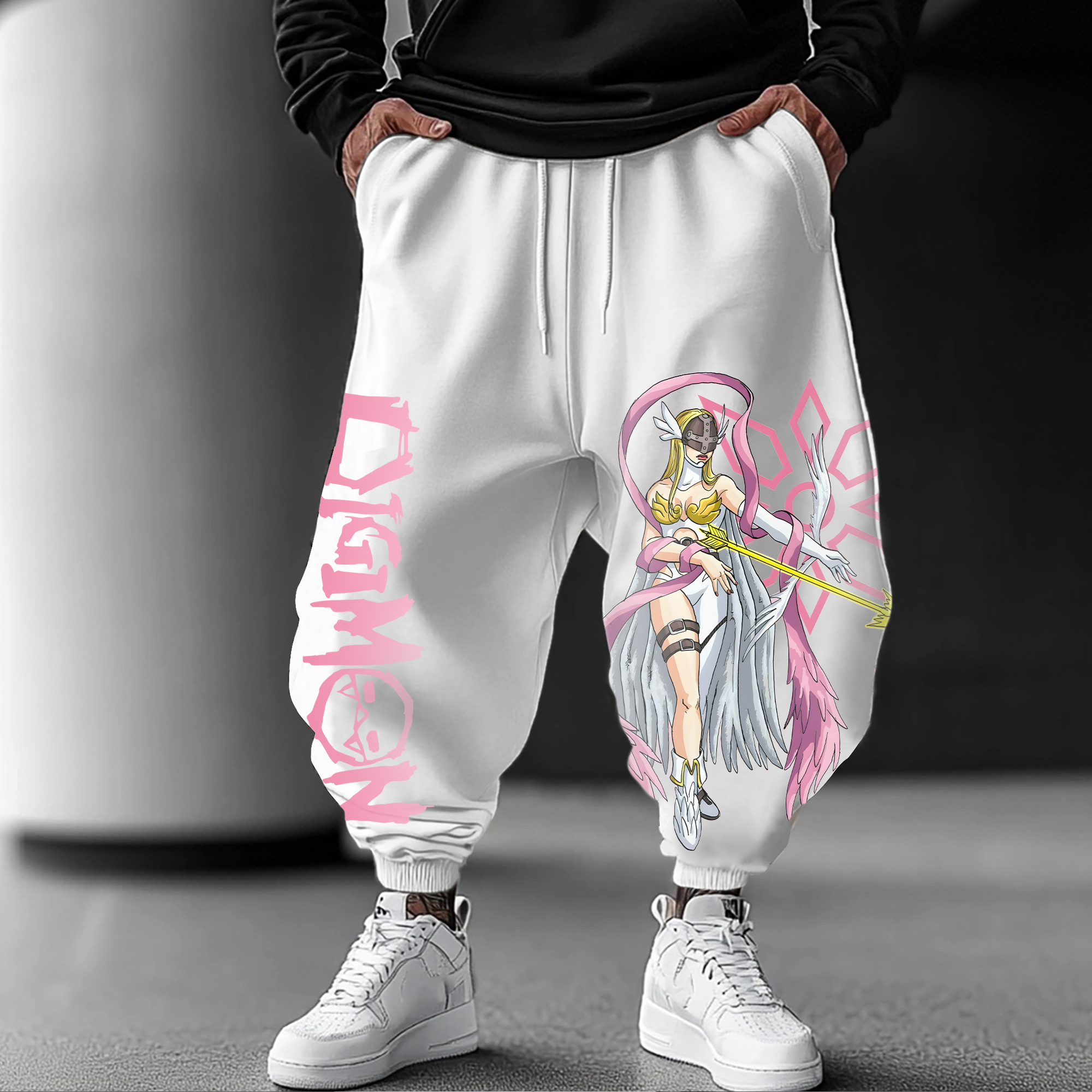 Unisex “Digimon” Anime Style Retro Pants-comicclothing