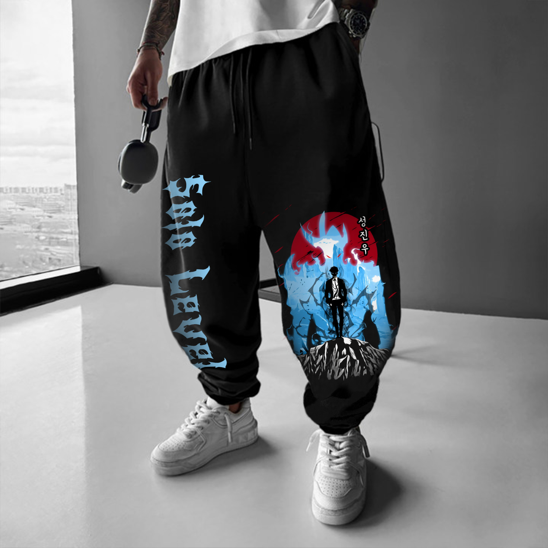 Unisex Casual Anime Streetwear Pants
