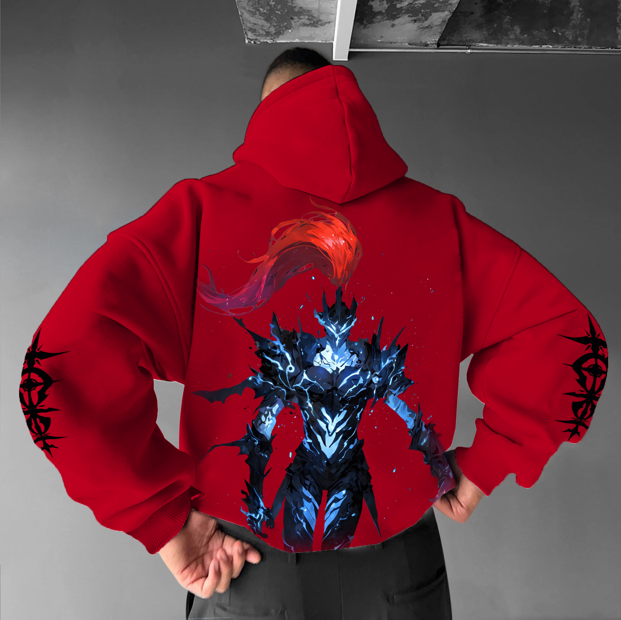 Solo Leveling Igris Unisex Anime Graphic Streetwear Vintage Hoodie