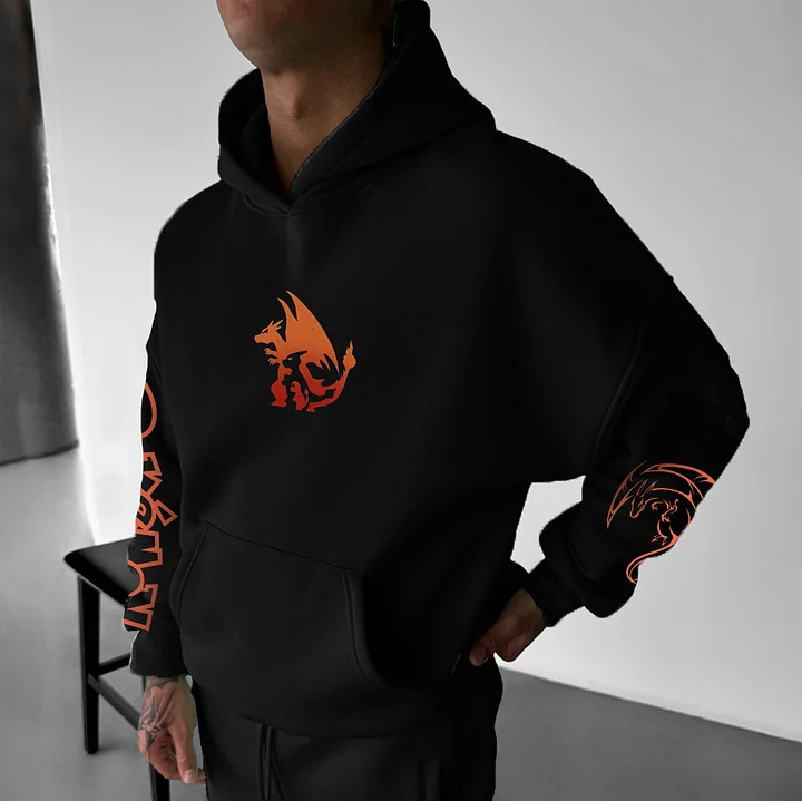 Unisex Anime Graphic Streetwear Vintage Hoodie