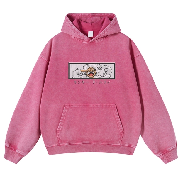 Vintage Washed Hoodie-AnimeClothe