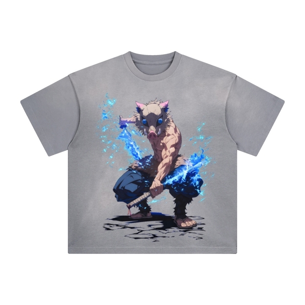 Unisex Vintage Tee丨  Demon Slayer Tee-comicclothing