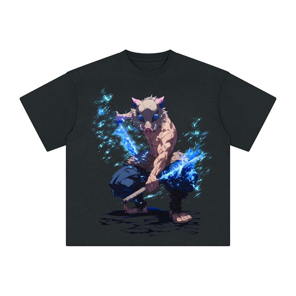 Unisex Vintage Tee丨  Demon Slayer Tee-comicclothing