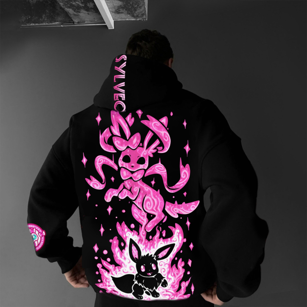 Unisex Anime Graphic Streetwear Vintage Hoodie
