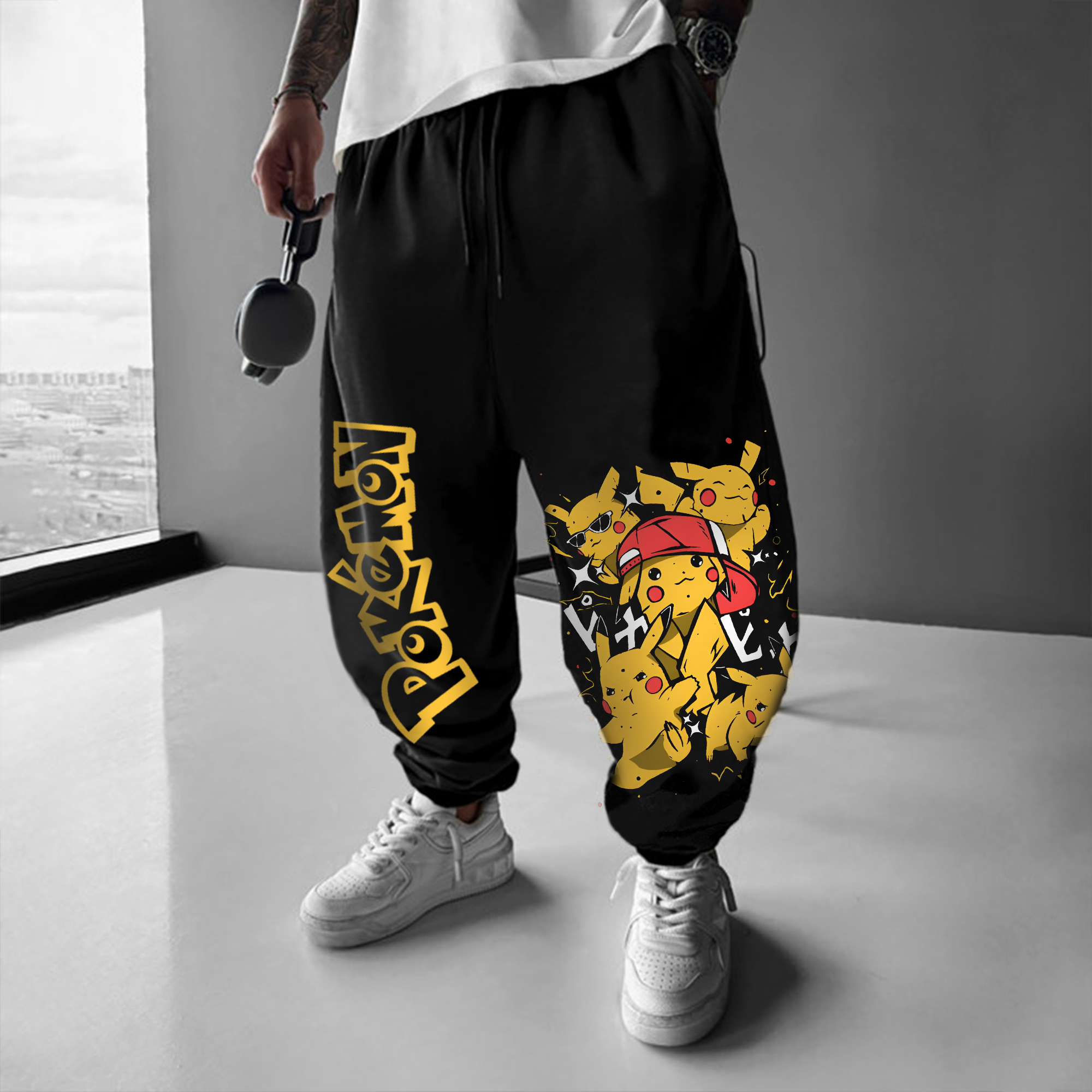 Unisex Casual Anime Streetwear Pants
