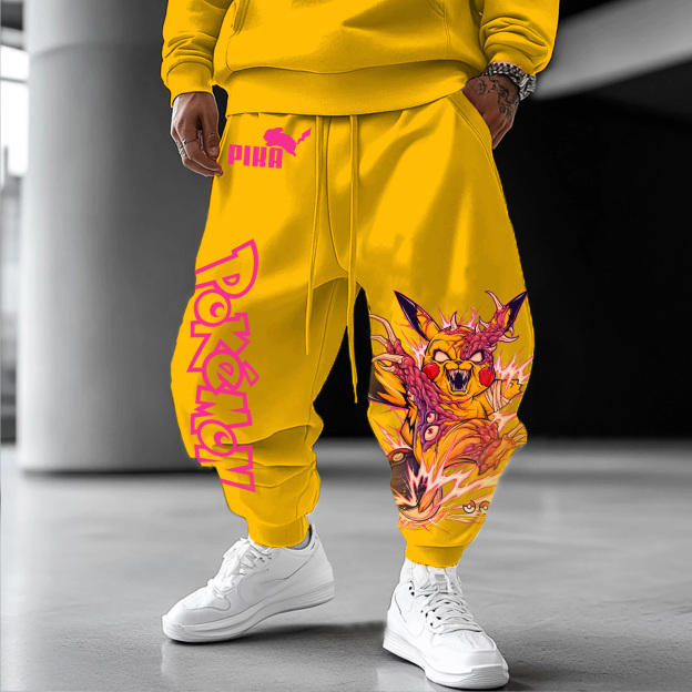 Unisex Casual Anime Streetwear Pants