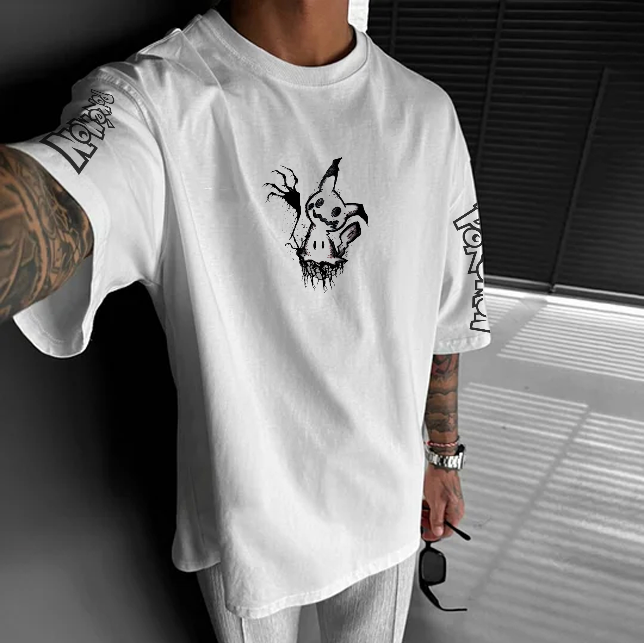 Unisex    Anime Inspired Vintage T-Shirt-comicclothing